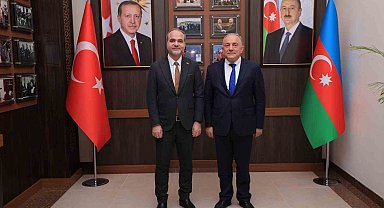 Rektör Uslu'dan Türkiye-Azerbaycan Üniversitesi Ziyareti