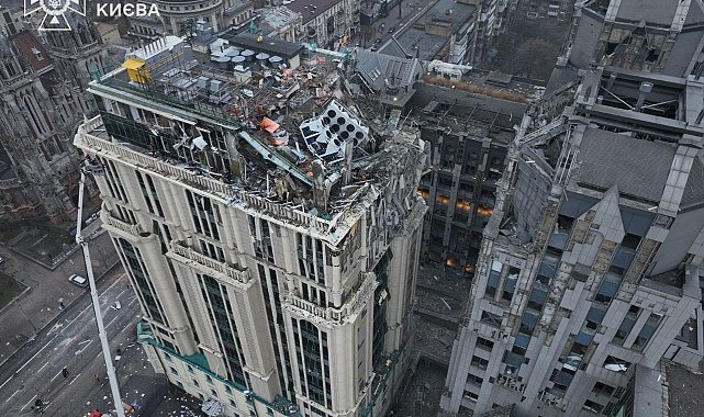 Rusya'dan Kiev'e 8 füzeyle saldırı: 1 ölü, 7 yaralı