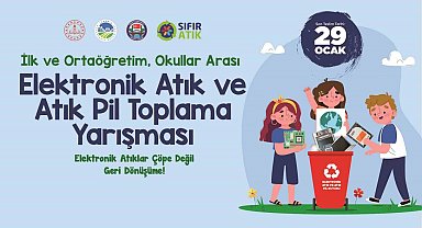 Sakarya'da elektronik atık ve atık pil toplama yarışması