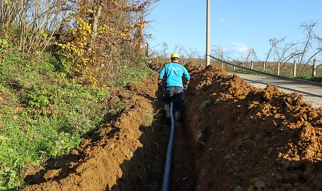Sakarya'da 3 bin 200 metrelik yeni hat ile Kuyumculu Mahallesi'ne kesintisiz içme suyu