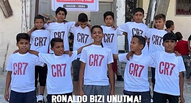 Saldırıların gölgesindeki Gazze sokaklarında Ronaldo sesleri
