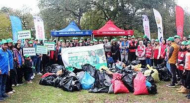 Samsun ormanlarından 3,5 ton atık toplandı