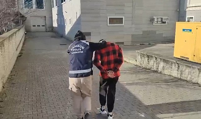 Samsun'da 18 yıl 3 ay 22 gün hapis cezası bulunan şahıs yakalandı