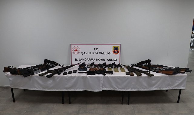 Şanlıurfa'da silah kaçakçılığı operasyonu: 18 gözaltı