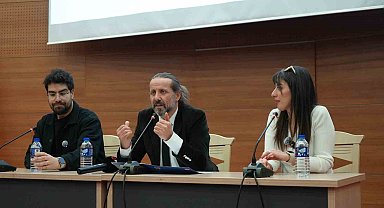 Şehir hayatını bırakıp köye yerleşen çift deneyimlerini üniversite öğrencilerine anlattı