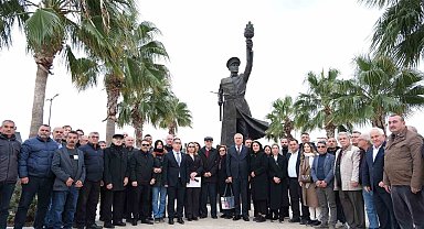 Şehit Asteğmen Kubilay, Kozan'da adına yapılan meydan ve anıtın önünde anıldı