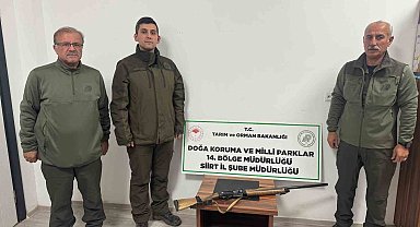 Siirt'te kaçak avcılara 75 bin TL ceza kesildi