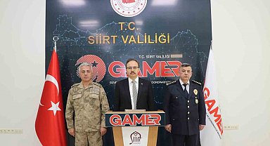 Siirt'te kasım ayı güvenlik ve asayiş değerlendirme toplantısı düzenlendi