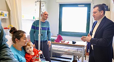 Silivri Belediye Başkanı Bora Balcıoğlu'dan hastaneye yenil yıl ziyareti