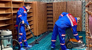 Sincan Belediyesinden ibadethane temizliği