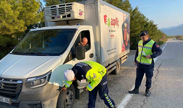 Sinop'ta kış lastiği denetimi