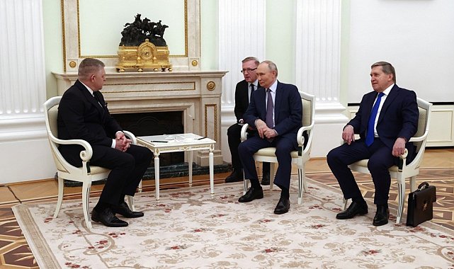 Slovakya Başbakanı Fico, Putin'le gaz sevkiyatını görüştü