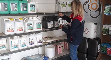 Söke'de zirai ilaç ve gübre bayileri denetlendi