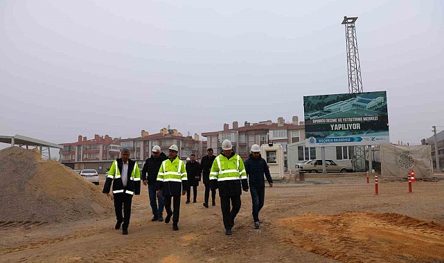 Sporcu Seçme ve Yetiştirme Merkezi'nin yapımı sürüyor