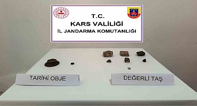 Susuz'da tarihi eser ele geçirildi