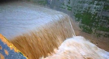 Tabakhane Deresi'nde sular yükseldi