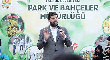 Tarsus Belediyesince yaptırılan Yaşar Kemal Parkı hizmete açıldı