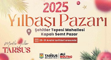 Tarsus'ta Yılbaşı Pazarı başlıyor