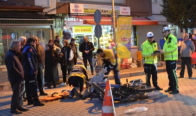 Tavşanlı'da trafik kazası, 1 yaralı
