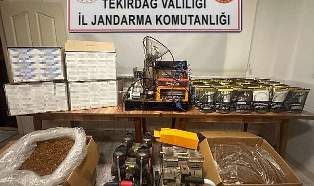 Tekirdağ'da jandarma operasyonları