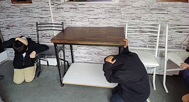 Tekirdağ'da öğrenciler afet ve acil durum eğitimi aldı