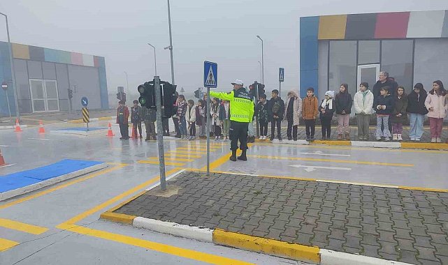 Tekirdağ'da öğrencilere trafik bilinci kazandırılıyor