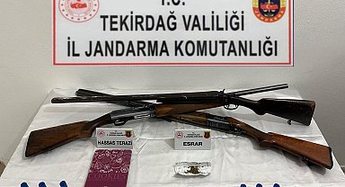 Tekirdağ'da uyuşturucu ve kaçakçılıkla mücadele operasyonu