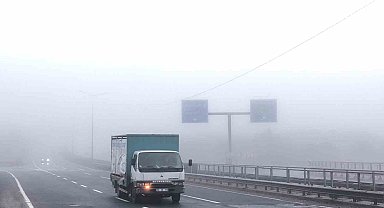 Tekirdağ'da yoğun sis