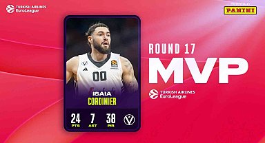 THY Euroleague'de 17. haftanın MVP'si Isaia Cordinier oldu