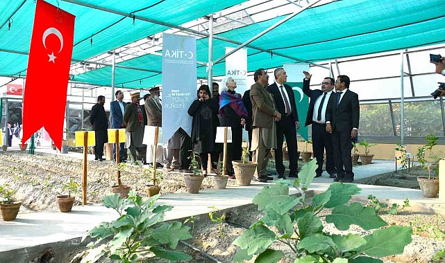 TİKA'dan Pakistan'a modern eğitim ve kontrol serası