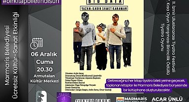 Tiyatronun perdesi bu kez kütüphane için açılacak