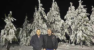 Ulus Dağı'nda kar kalınlığı 30 santimi geçti