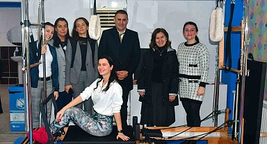 Uncubozköy'de kadınların spora ilgisi büyüyor