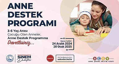 Üsküdar'da "Anne Destek Programı" başlıyor
