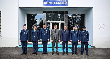 Vali Çiftçi'den Hava Meydan Komutanlığı'na ziyaret