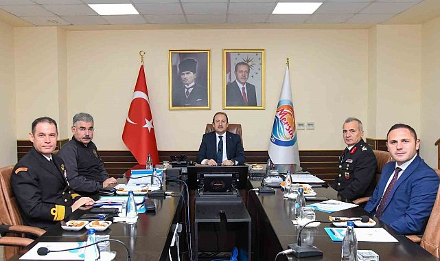 Vali Pehlivan, Asayiş ve Güvenlik Koordinasyon Toplantısına katıldı