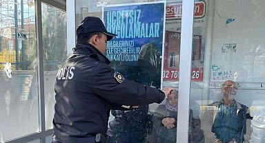 Vize'de polis ekiplerinden dolandırıcılık uyarısı