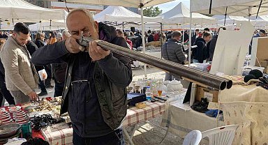 Yaklaşık 150 yıllık antika tüfek halen çalışır vaziyette