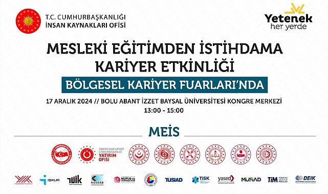 Yetenek Her Yerde Bölgesel Kariyer Fuarları yeni konsepti ile 13 farklı şehirde gerçekleştirilecek