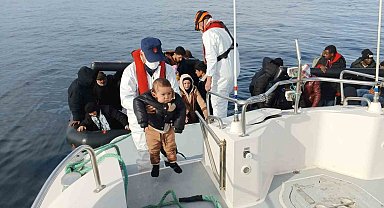 Yunan unsurları can salı ile açık denizde ölüme terk etti, Türk Sahil Güvenliği kurtardı