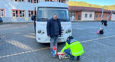 Zonguldak'ta jandarma ve polisin denetimleri sürüyor