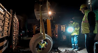 Ada Hayat'ın yağmur suyu altyapısının ilk etabı tamamlandı