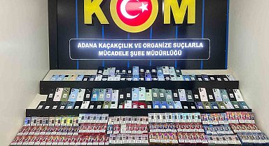 Adana'da kaçakçılık operasyonu