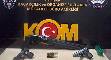 Adana'da silah ve mühimmat ticareti operasyonu