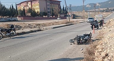 Adıyaman'da motosiklet kazası: Sürücü ağır yaralı