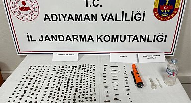 Adıyaman'da tarihi eser kaçakçılığı operasyonu