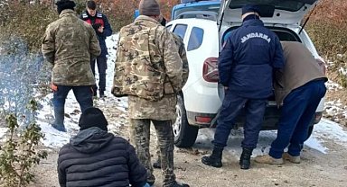 Afyonkarahisar'da usulsüz avlanan 4 avcıya idari işlem yapıldı
