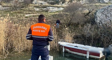 Ağ ile avlanma yasağına uymayan şahsı jandarma yakaladı
