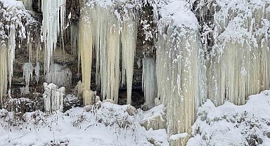 Ağrı eksi 18 derece ile dondu