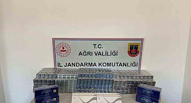 Ağrı'da 3500 paket kaçak sigara yakalandı